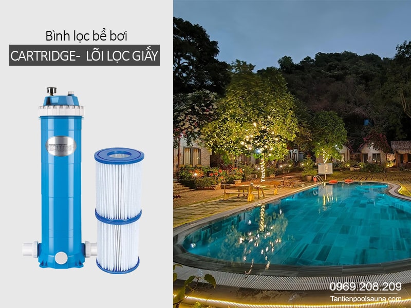 Ảnh bình lọc bể bơi cartridge