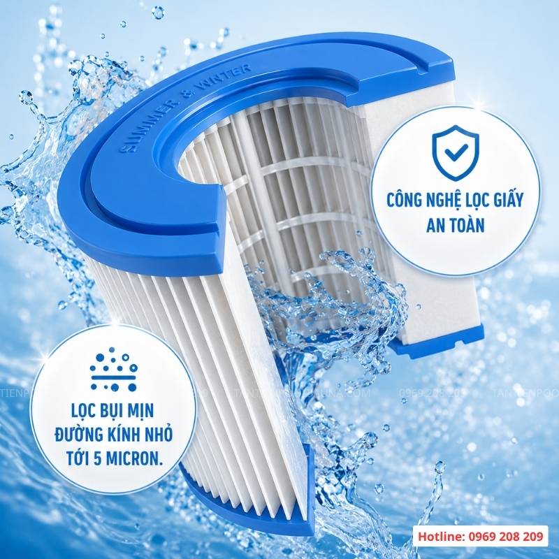 Lõi lọc giấy đa lớp siêu dai, bền
