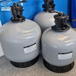 Bình lọc bể bơi Emaux V series - công nghệ lọc cát (ảnh thật)