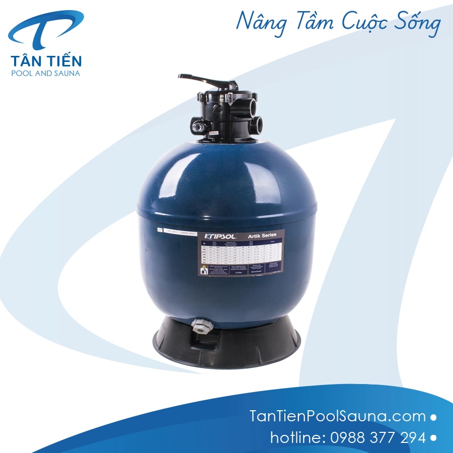Bình lọc Kripsol AKT van đỉnh
