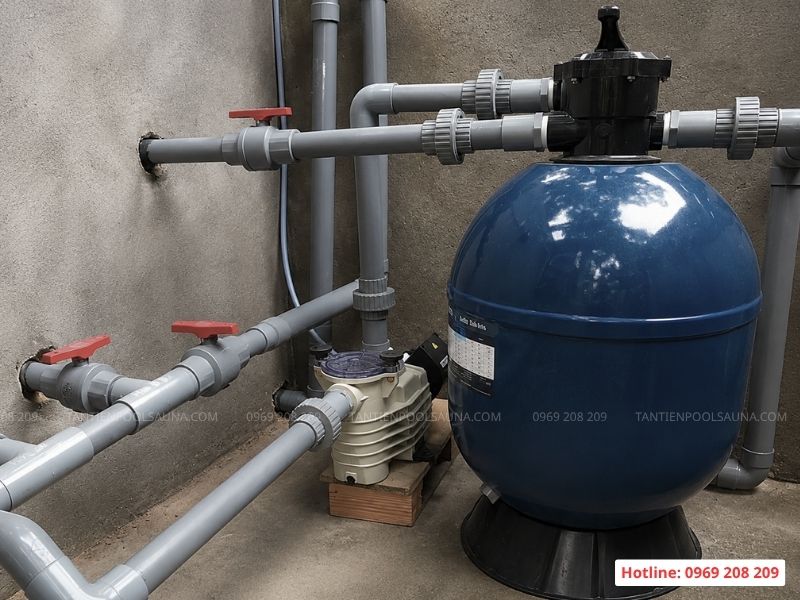 Phòng máy bể bơi gia đình sử dụng Kripsol AKT 