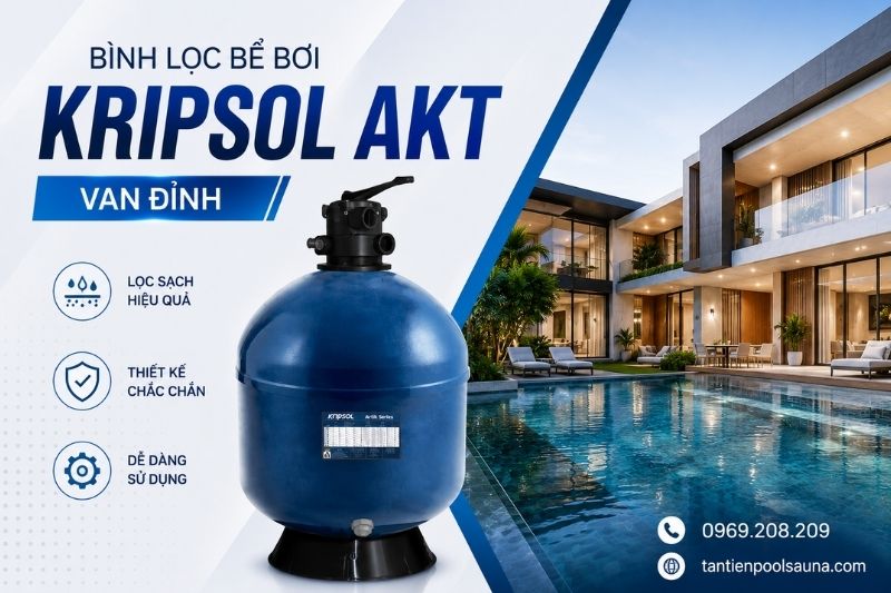 Bình lọc cát bể bơi Kripsol AKT