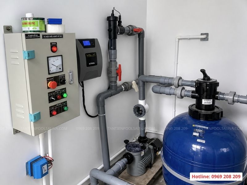 Phòng máy bể bơi gia đình tại Hải Phòng
