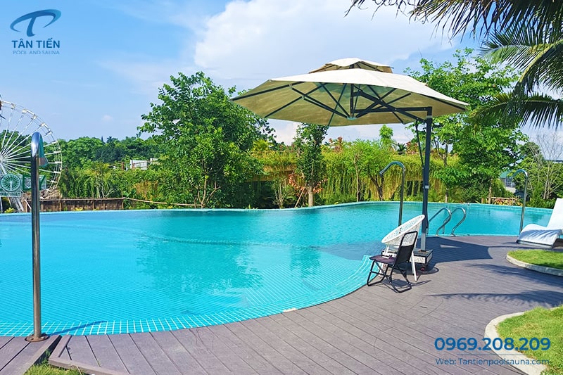 Ảnh bể bơi đẹp Tân Tiến Pool