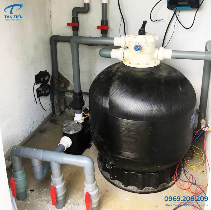 Ảnh bình lọc bể bơi Minder