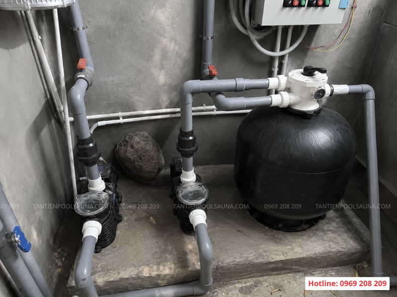 Bình lọc bể bơi Minder M series Hệ thống phòng máy bể bơi gia đình