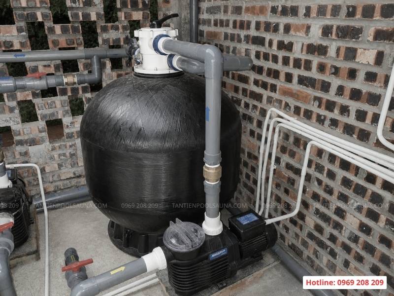 Bình lọc bể bơi Minder M series Phòng máy bể bơi gia đình