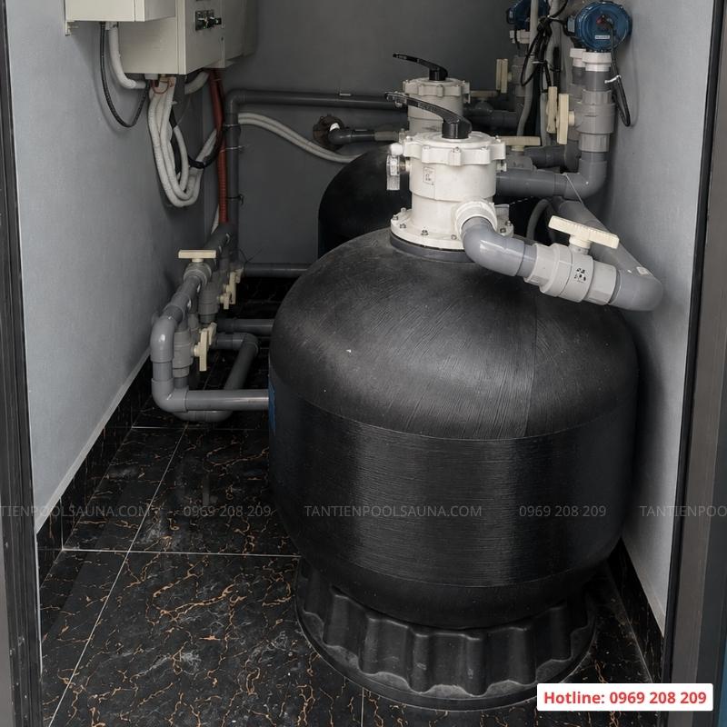 Bình lọc bể bơi Minder M series Phòng máy bể bơi kinh doanh