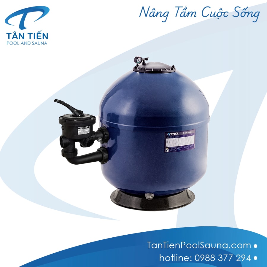 Bình lọc bể bơi Kripsol AK van ngang