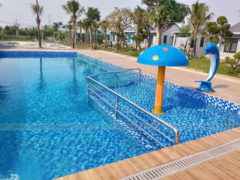 Cây nấm phun nước bể bơi - Tân Tiến Pool Sauna
