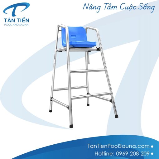 Ảnh ghế quan sát bể bơi 2 bậc