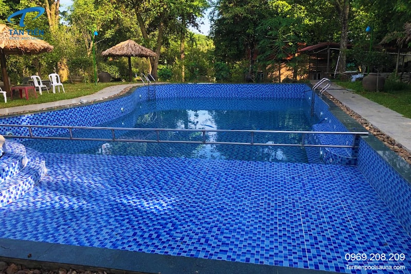 Ảnh bể bơi đẹp Tân Tiến Pool