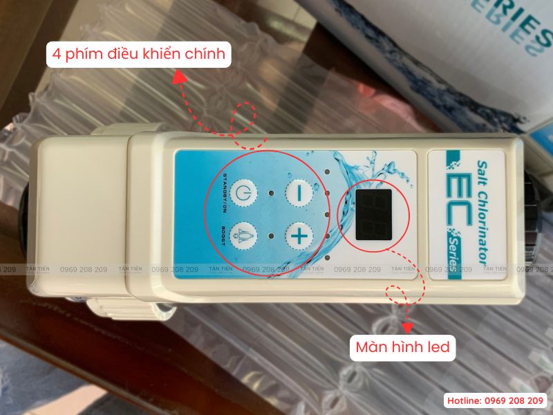 Bộ điện phân muối bể bơi Laswim EC