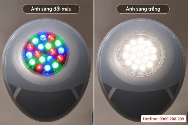 Đèn led tích hợp trên đèn