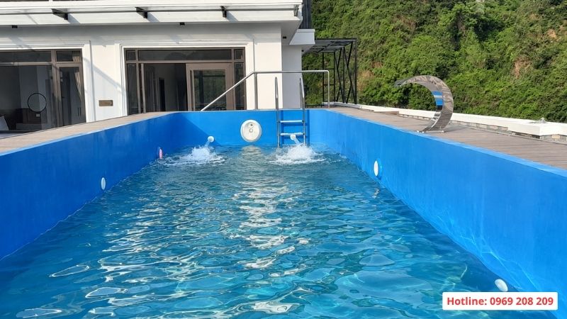 Bể bơi composite khách sạn