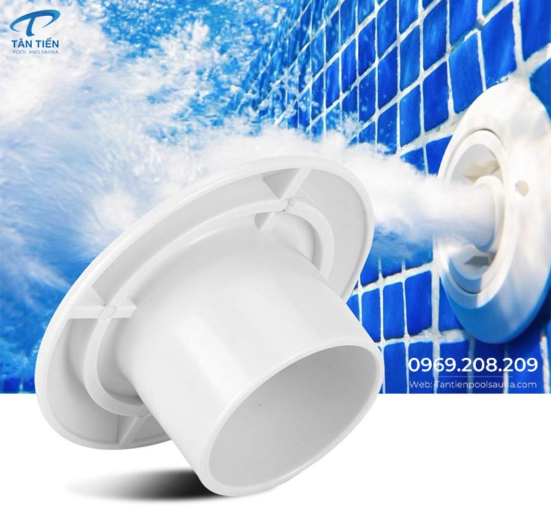 Đầu trả nước bể bơi loại không ren