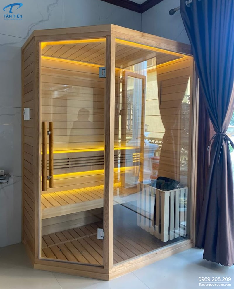 Phòng xông hơi đẹp - Tân Tiến Sauna