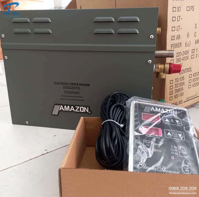 Bộ sản phẩm đầy đủ máy xông ướt Amazon