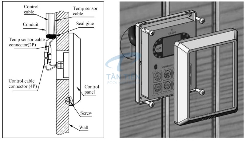 Cách lắp đặt bảng điều khiển máy coast KSB