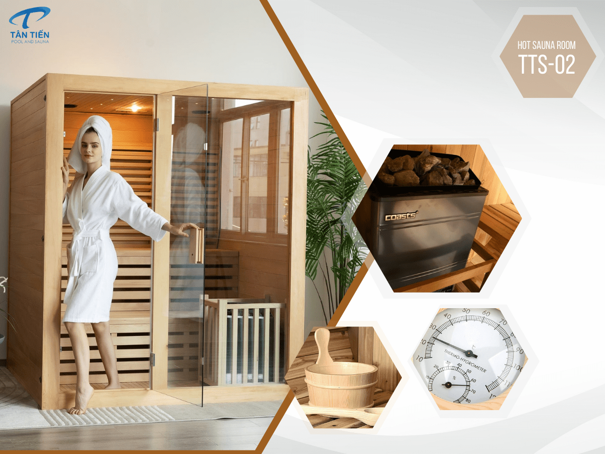 Ảnh phòng xông hơi TTS-02 Tân Tiến Sauna