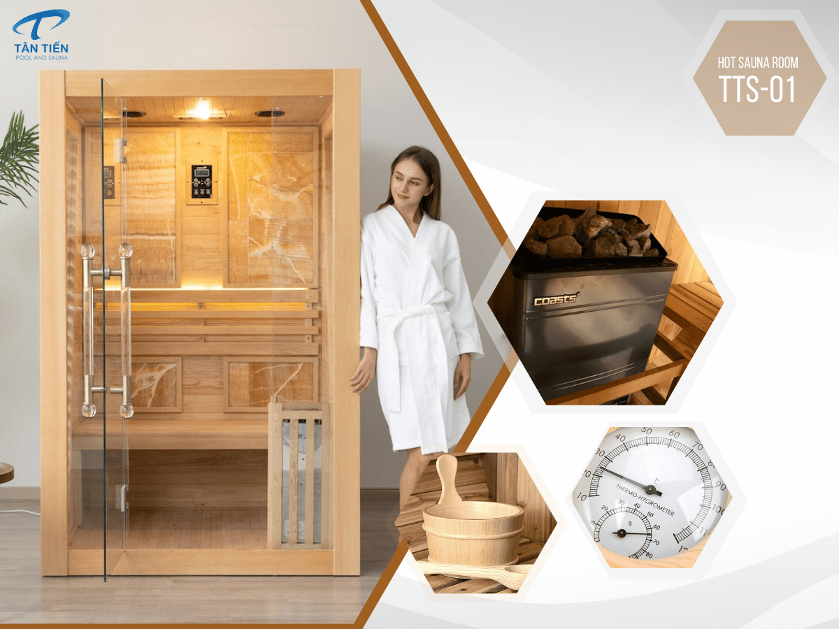 Phòng xông hơi khô TTS01- Tân Tiến Sauna