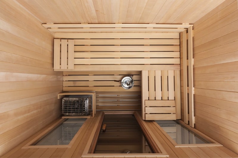 Phòng xông hơi khô đẹp - Tân Tiến Sauna