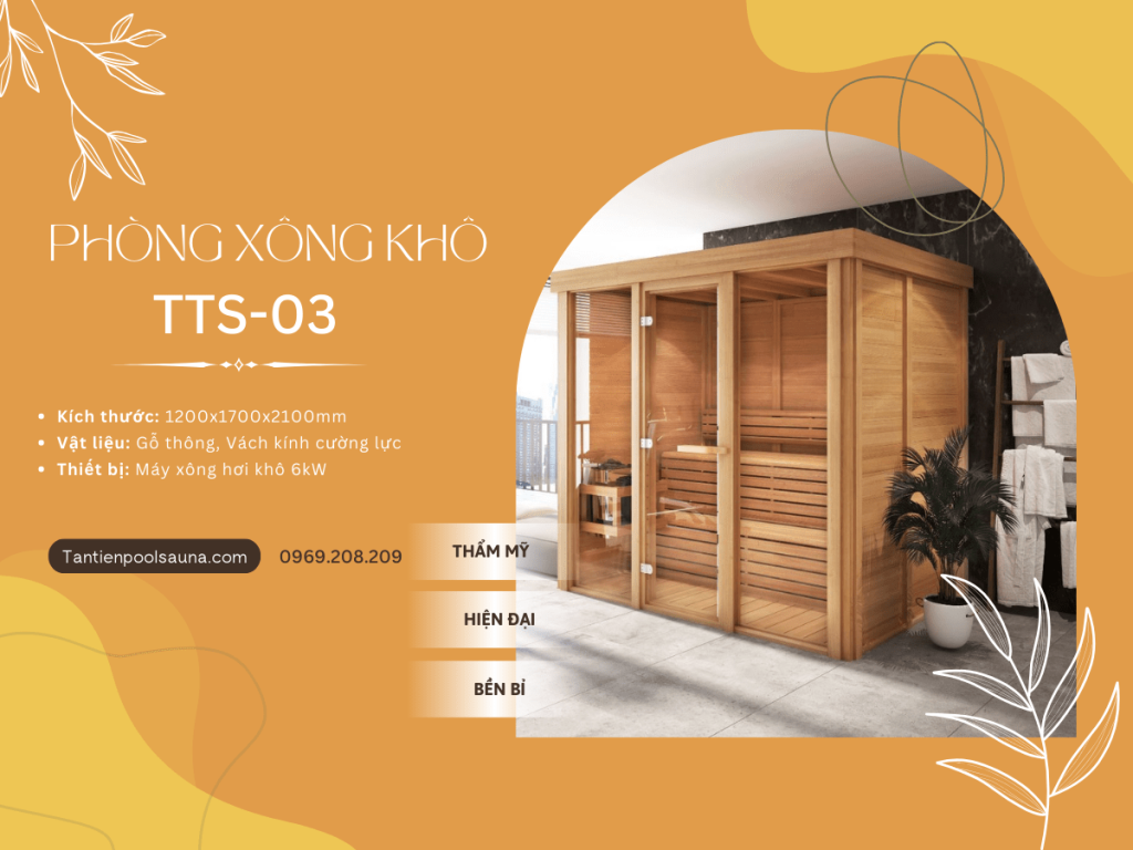 Phòng xông hơi khô TTS03