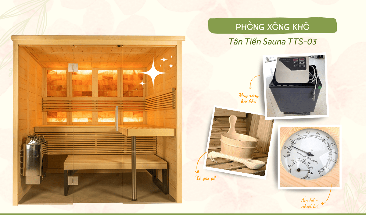 Ảnh phòng xông hơi khô TTS03