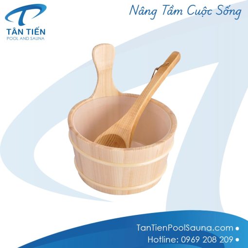 xô gáo gỗ xông hơi