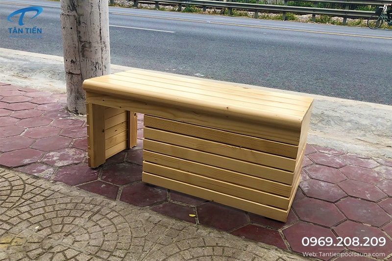 Băng ghế xông ướt được gia công bởi Tân Tiến