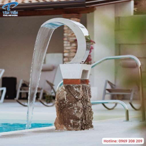 Cây phun massage mỏ vịt cho bể bơi - Tân Tiến Pool Sauna