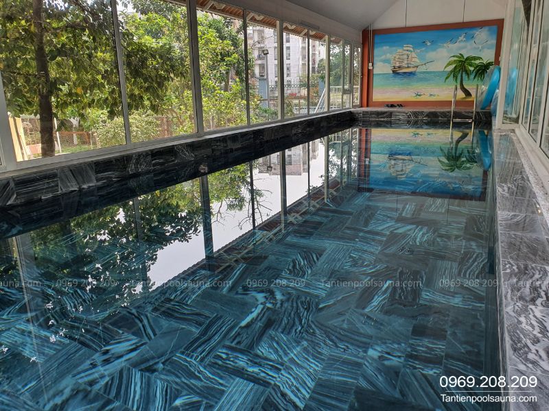 Máy cấp nhiệt bể bơi Sirac LSQ-RP Thi công bể bơi gia đình