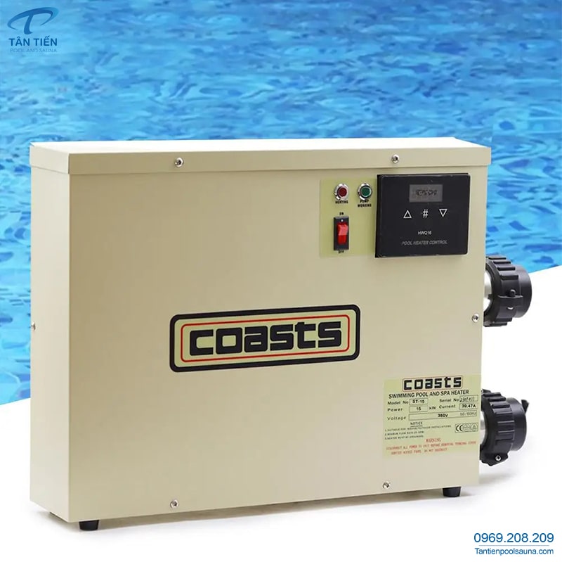 Ảnh máy cấp nhiệt bể bơi Coast