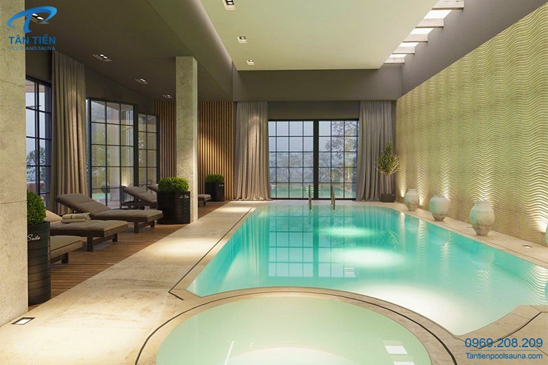 Bể bơi gia đình sang trọng - Tân Tiến Pool