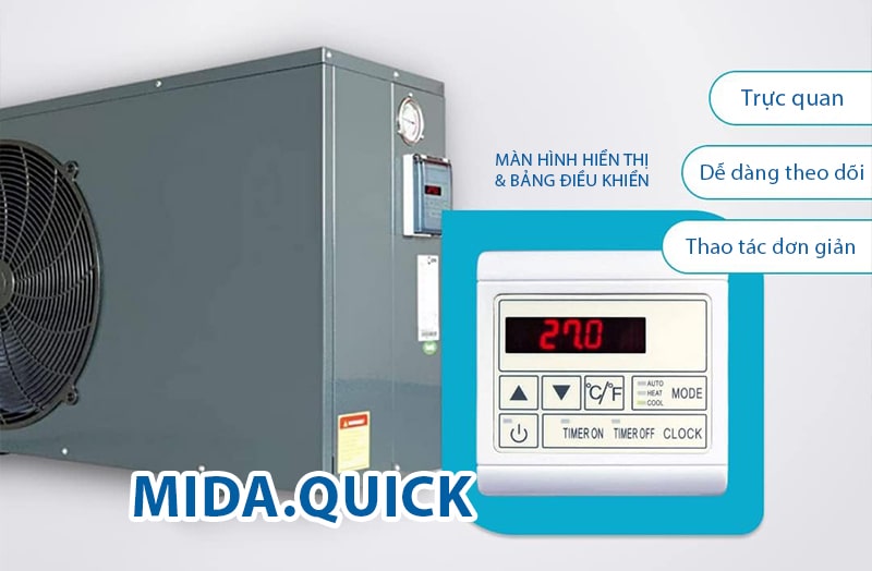 Bảng điều khiển và hiển thị thông số vận hành