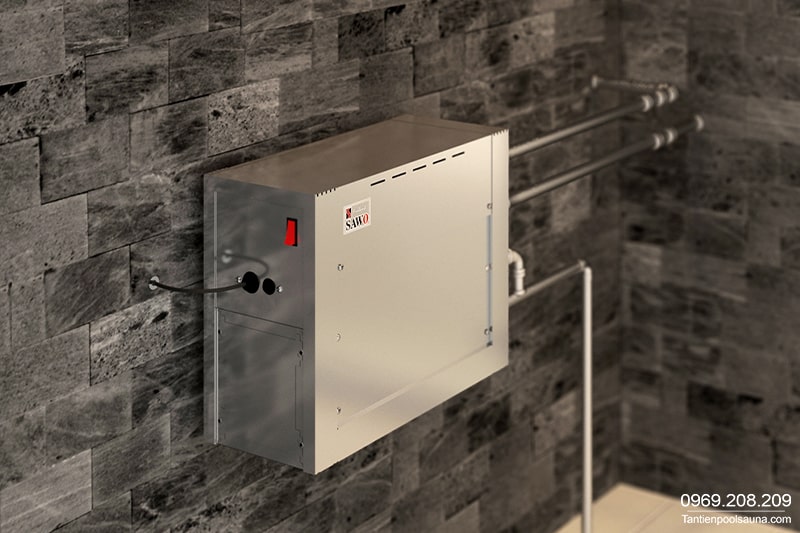 Máy xông hơi Sawo STN được lắp đặt treo tường