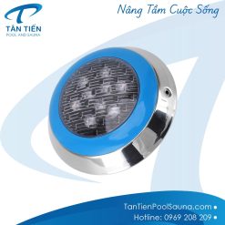 Ảnh đèn bể bơi viền xanh