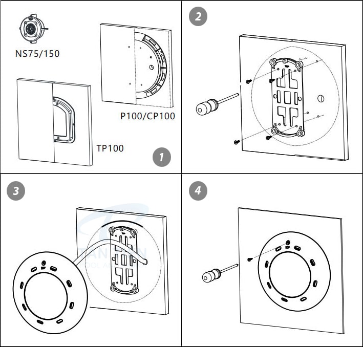 Hướng dẫn lắp đặt đèn CP100