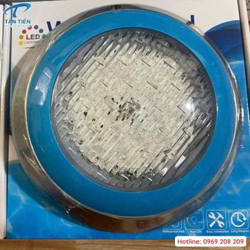 Đèn led bể bơi viền xanh