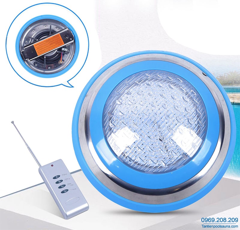 Ảnh đèn led viền xanh 