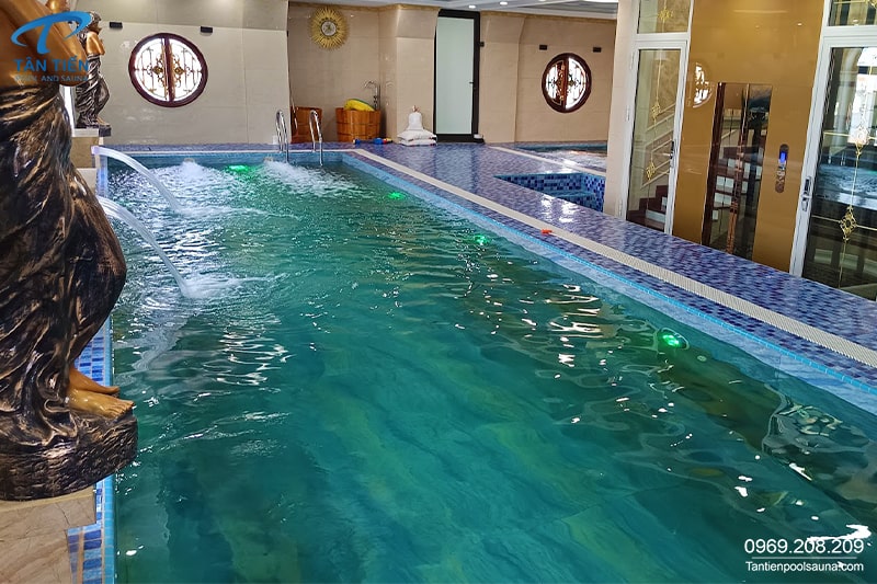 Hệ thống chiếu sáng bể bơi