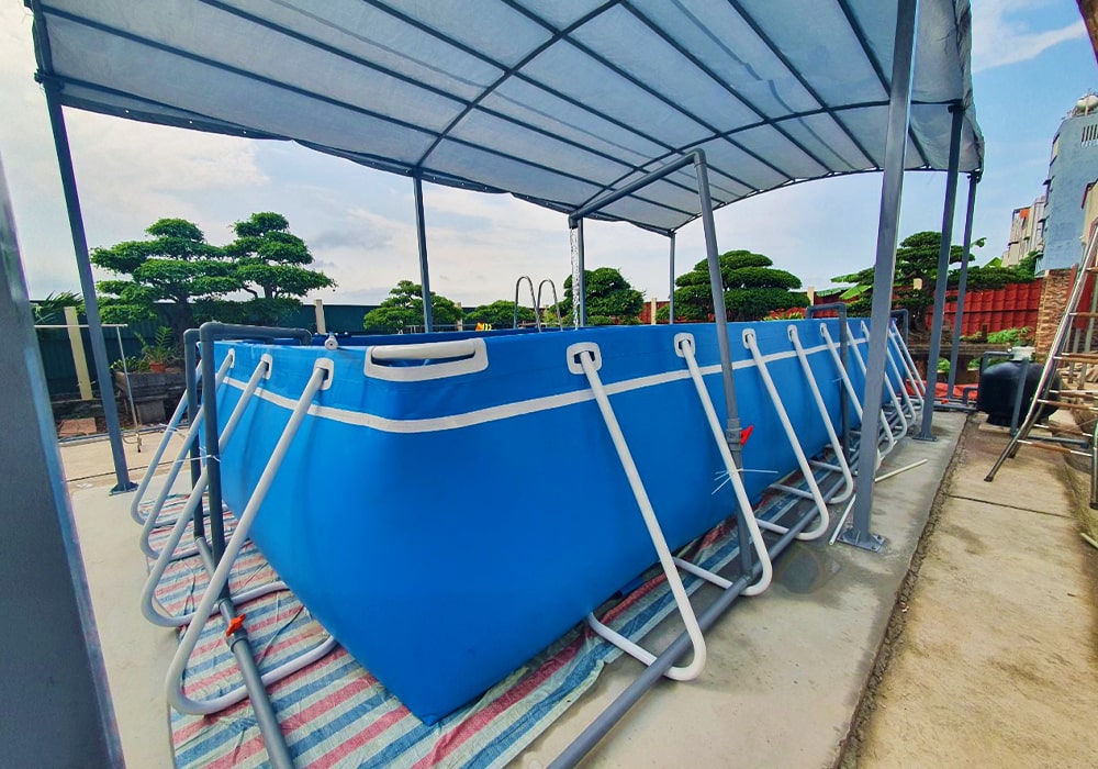 Bể bơi bạt đẹp - Tân Tiến Pool Sauna