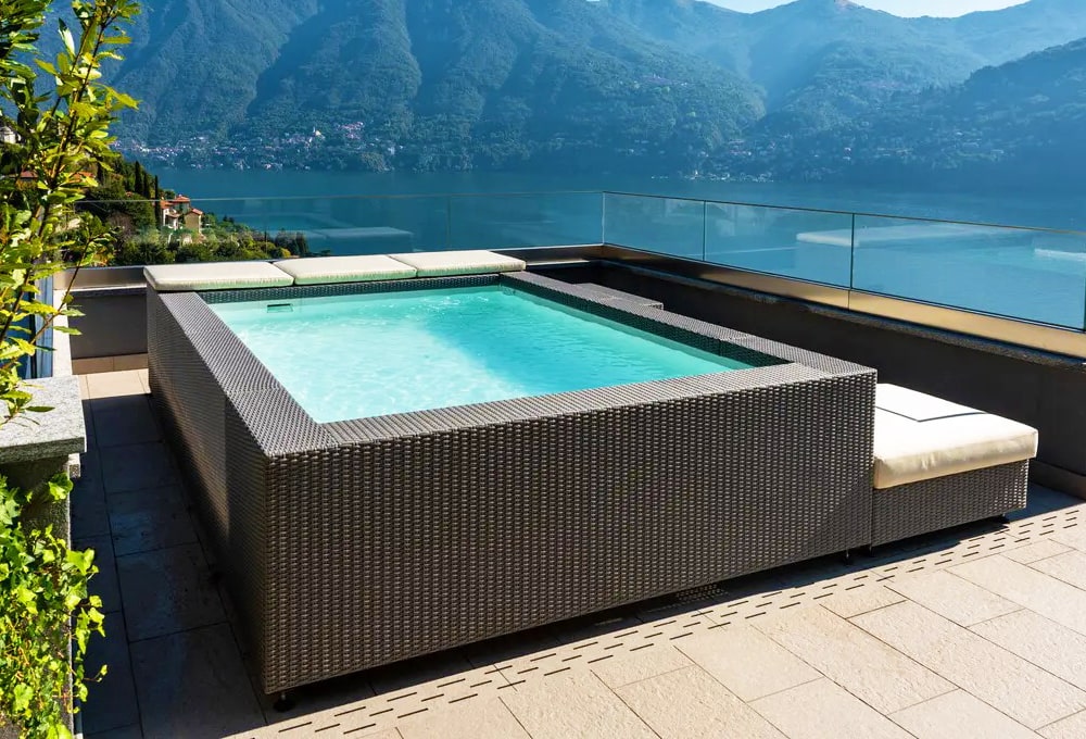 Bể composite đẹp - Tân Tiến Sauna