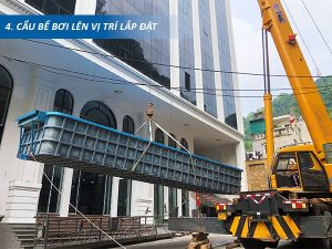 Thi công bể bơi composite