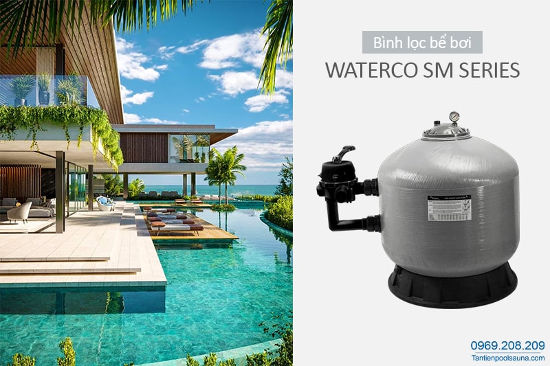 Ảnh bình lọc bể bơi waterco SM