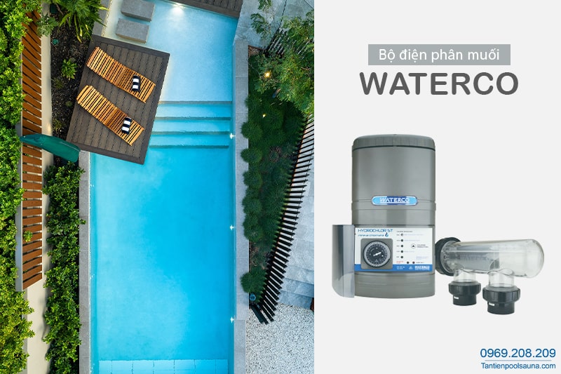 ảnh bộ điện phân muối bể bơi waterco