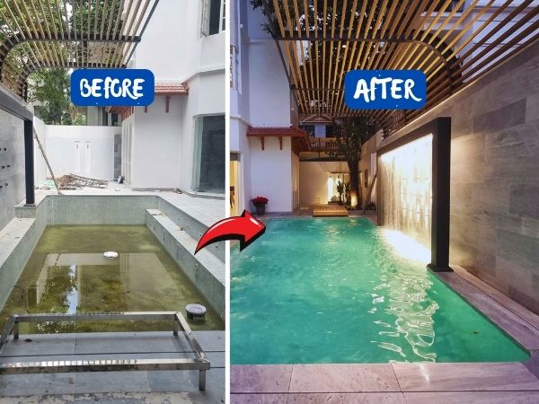 Dịch vụ nâng cấp cải tạo bể bơi Tân Tiến Pool