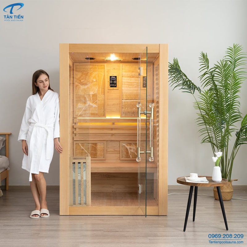 Phòng xông hơi đẹp - Tân Tiến Sauna