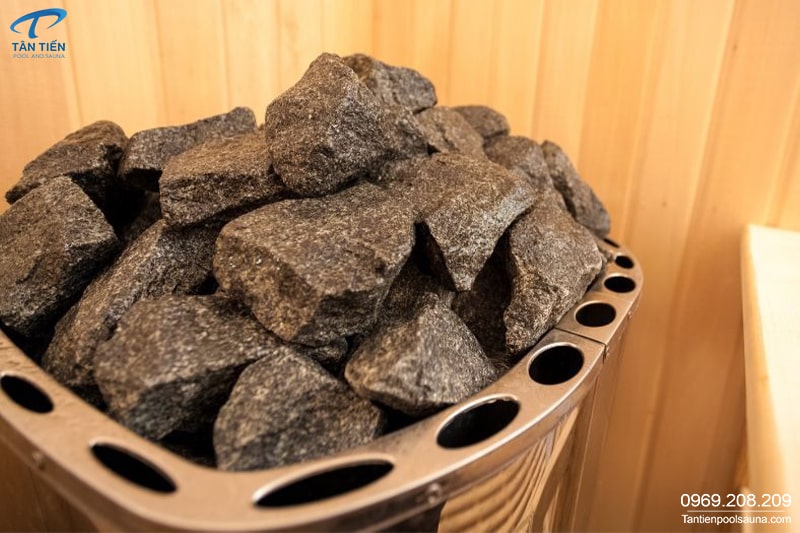 Khe tản nhiệt tổ ong của máy xông khô Sawo