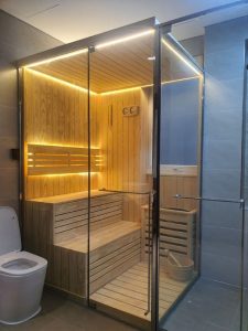 Phòng xông hơi đẹp - Tân Tiến Sauna